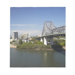 Bloc-note Story Bridge, Brisbane River et Kangaroo