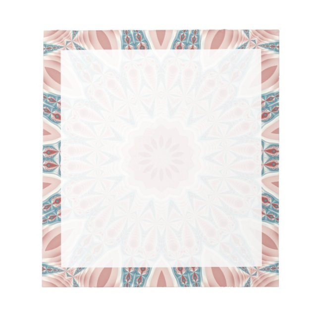 Bloc-note Striking Modern Kaleidoscope Mandala Fractal Art (Devant)