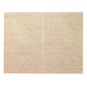 Bloc-note style vintage, pages de journal de type brut, doub