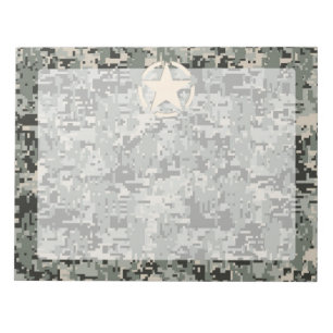 Bloc-note Stylo Star sur le Camouflage numérique