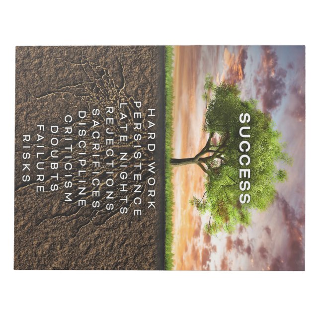 Bloc-note Success Tree (Devant)