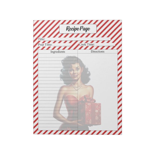 Bloc-note Sucre de canne Noël (Tourné)