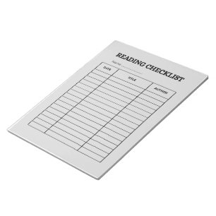 Bloc-note Suivi de liste de lecture