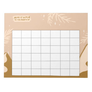 Bloc-note Suivi de routine hebdomadaire