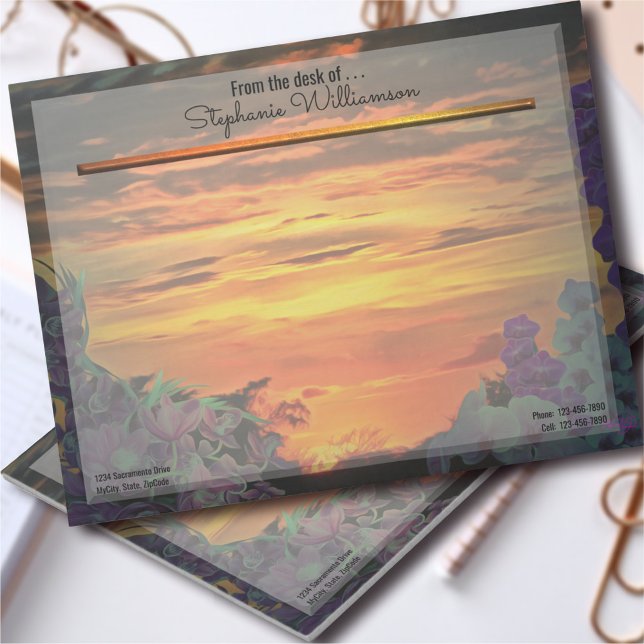 Bloc-note Sunset Plaza Marina 2584 (Créateur téléchargé)