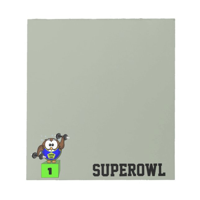 Bloc-note SuperOwl (Devant)