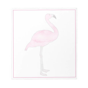 Bloc-note Superposition transparente avec bordure rose flama