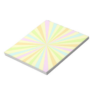 Bloc-note Sweet Pastels Spinning Wheel Sun Burst