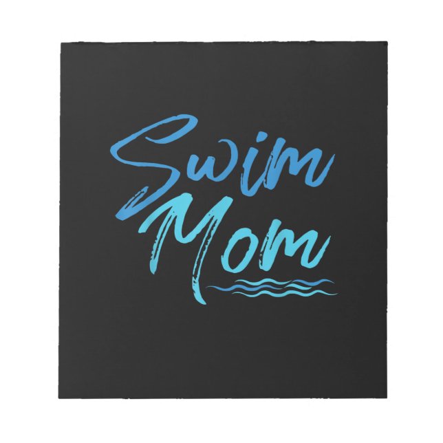 Bloc-note Swim Maman Nager Drôle Mignonne Cadeau (Devant)