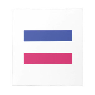 BLOC-NOTE SYMBOLE ANDROGYNOUS