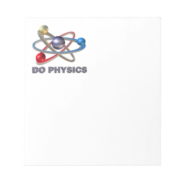 Bloc-note Symbole Atom (Devant)
