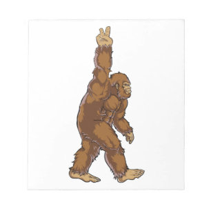 Bloc-note SYMBOLE DE PAIX Bigfoot