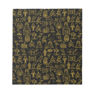 Bloc-note SYMBOLE HIÉROglyphique égyptien Motif