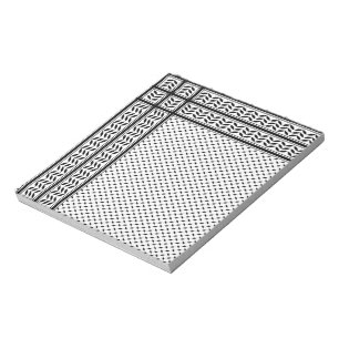 Bloc-note Symbole Keffiyeh de la Palestine Motif de résistan