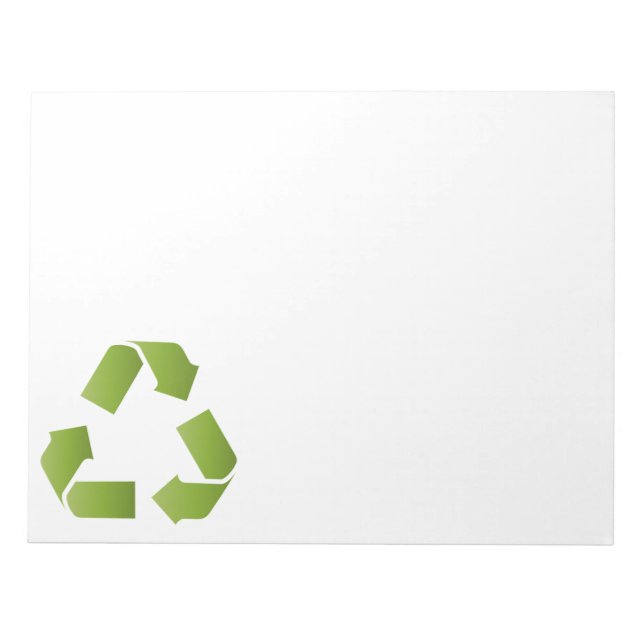 BLOC-NOTE SYMBOLE RECYCLE (Devant)