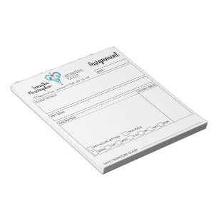 Bloc-note Symbole vétérinaire du Caducée - Fantaisie 1