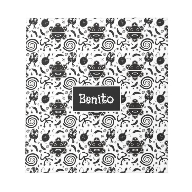 Bloc-note Symboles taïno Porto Rico Culture (Devant)