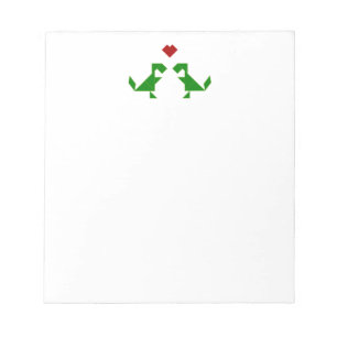 Bloc-note T-Rex in Love (Tangramosaurus Rex)