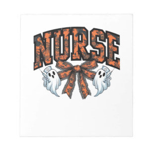 Bloc-note T-Shirt Classique Halloween Infirmière Effrayante