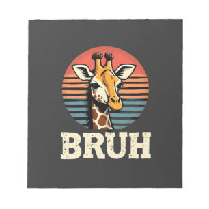Bloc-note T-Shirt Funny Animal Giraffe Meme Face Festive Xma