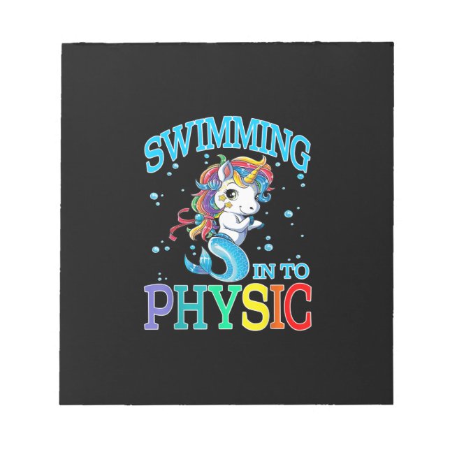 Bloc-note T-shirt Mermaid en licorne physique (Devant)