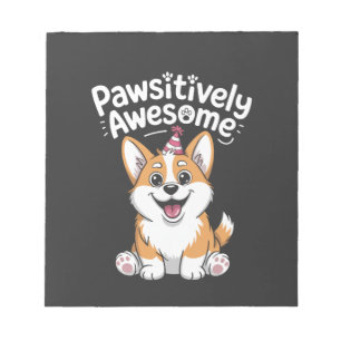 Bloc-note T-shirt pour chien d'anniversaire de Corgi absolum