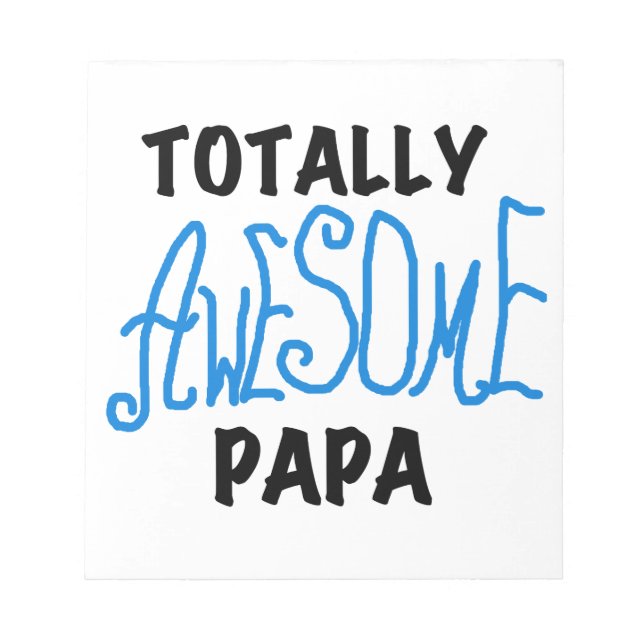 Bloc-note T-shirts et cadeaux Papa absolument géniaux (Devant)