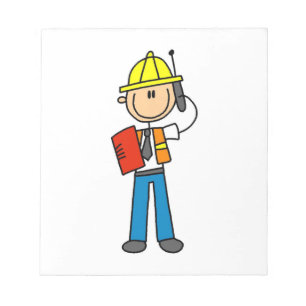 Bloc-note T-shirts et cadeaux pour contremaîtres de construc