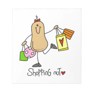 Bloc-note T-shirts et cadeaux Shopping Nut