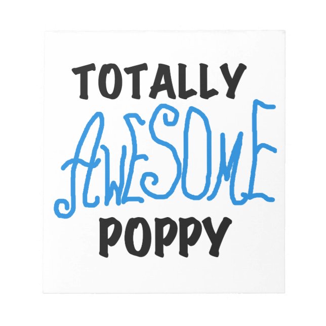 Bloc-note T-shirts et GIfts Poppy absolument géniaux (Devant)