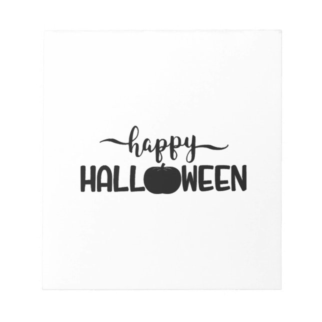 Bloc-note T-shirts Joyeux Halloween halloween (Devant)