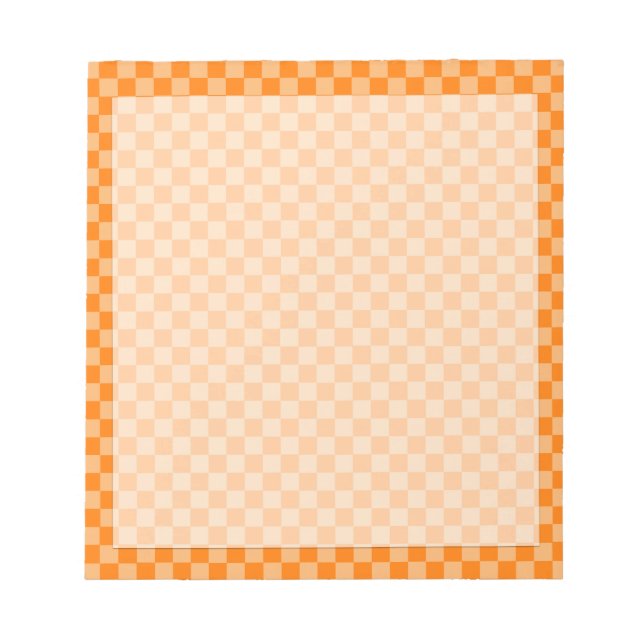 Bloc-note Tableau de bord classique orange (Devant)