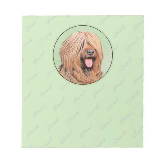 Bloc-note Tableau de bord - Joli art original chien (Devant)