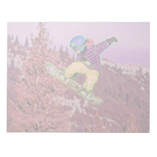 Bloc-note Tableau de snowboard