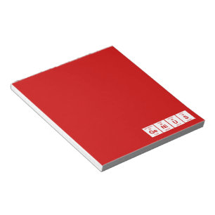 Bloc-note Tableau périodique GeNiUS