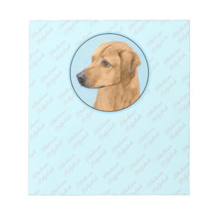 Bloc-note Tableau Rhodesian Ridgeback - Art Chien original