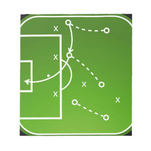 Bloc-note Tableau tactique de football