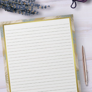 Bloc-note Taille de la lettre 8,5 po x 11 po Brown Lignes la