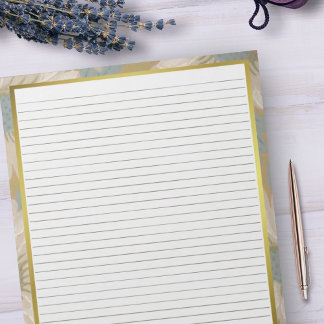 Bloc-note Taille de la lettre 8,5 po x 11 po Brown Lines Col