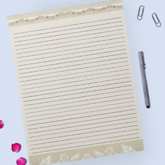 Bloc-note Taille de la lettre 8,5 x 11 Règle du collège Moti