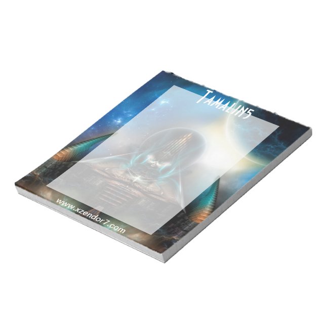 Bloc-note Tamalin 5 Science Fiction Fractal Artwork (Tourné)