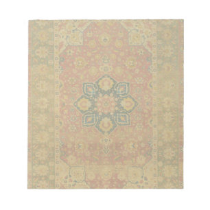 Bloc-note Tapis rouge or Kashan tapis Perse Asiatique