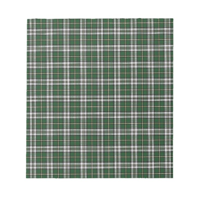Bloc-note Tartan breton du cap vert (Devant)