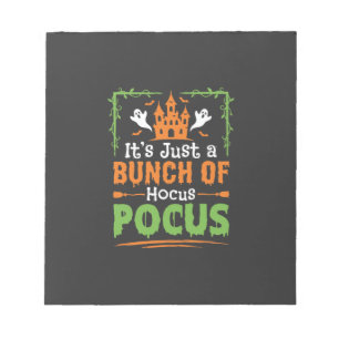 Bloc-note Tas de tours de magie Halloween