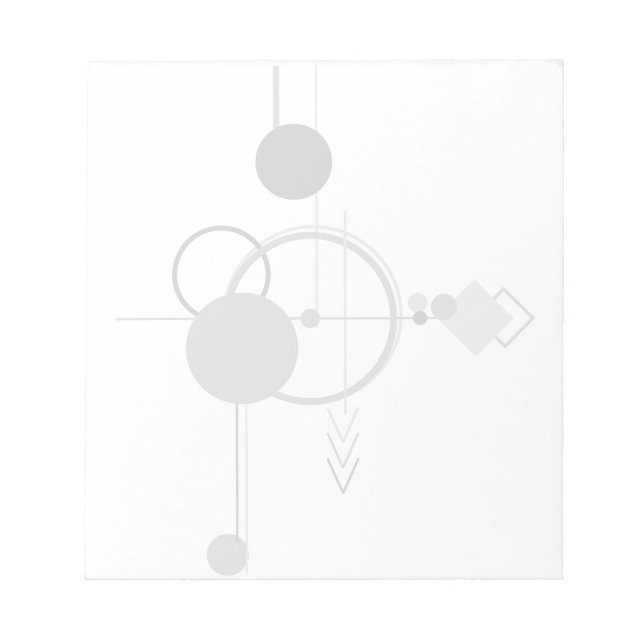 Bloc-note Tatouages Ligne d'art | Abstrait Bleu marine Gris  (Devant)