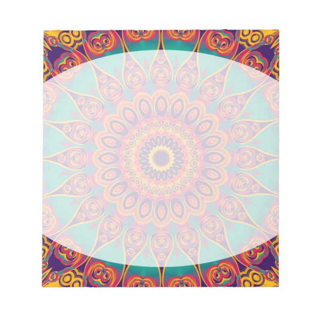 Bloc-note Tattoo Kaleidoscope Fractal (Devant)