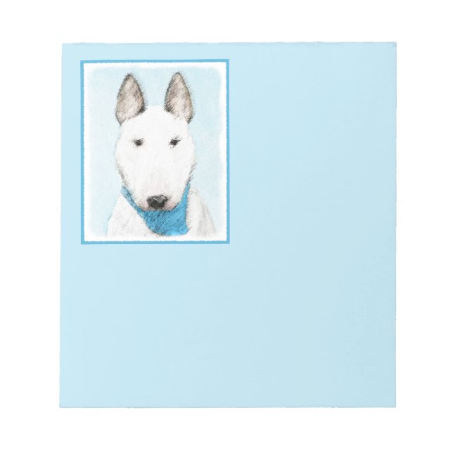 Bloc-note Taureau Terrier - Cute Original Chien Art (Devant)