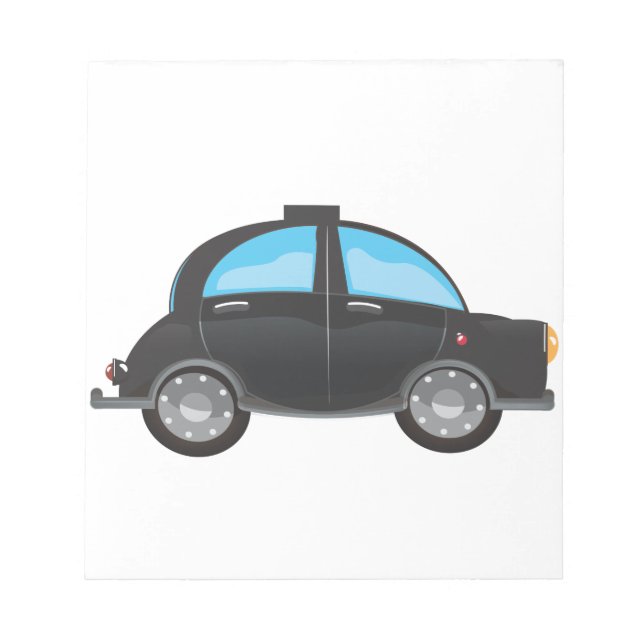 Bloc-note Taxi noir (Devant)