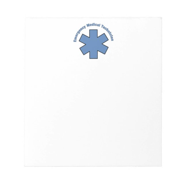 Bloc-note Technologie Médicale d'urgence (Devant)