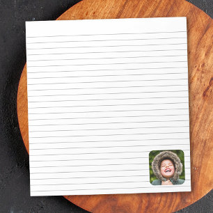 Bloc-note Template de photo Lined Notepad
